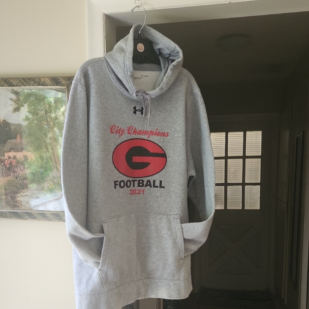 Under Armour Gray Fleece Hoodie